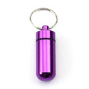 Portable Mini Multi-use Medicine Storage Box Pill Holder with Chain(Random