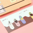 3Pcs /Set Fresh Cute Cactus Magnetic Bookmarks Stationery Office School Supply
