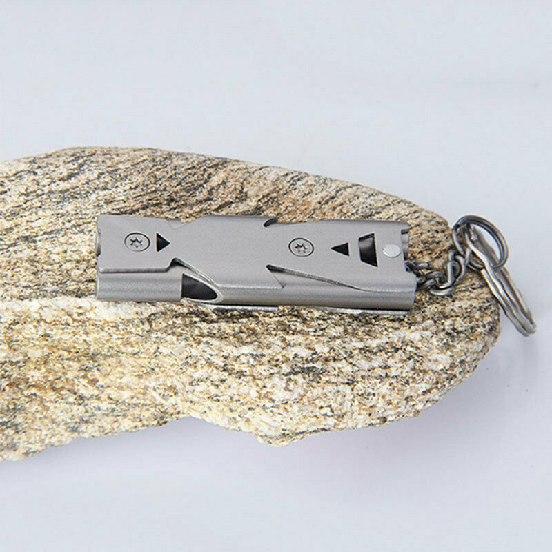 1 x 150DB Stainless Steel Whistle Lifesaving Emergency SOS Outdoor Survival LNQ