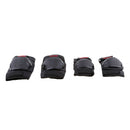 MagiDeal Multi-Sport 2 Elbow & 2 Knee Pad Safety Set  Accessories Black Knee Pad