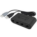4-Port GC Gamecube Controller to USB Adapter Converter For Nintendo Wii U,PC Hn