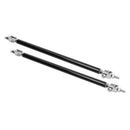 2pcs 200mm Adjustable Front Rear Bumper Lip Splitter Support Bar (Black) A