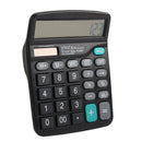 Solar Battery Powered Digital Calculator Desktop Office School Students Gifts