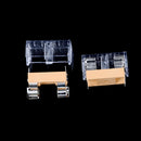 10pcs  glass fuse holder transparent holder with cover fuse block Chic 5*20mm~sp