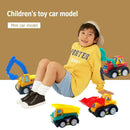 6pcs/Set Mini Cartoon Cars Models Pull Back Engineering Truck Toys Kid Gift