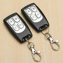 12V relay 4CH 433MHz wireless RF Remote Control Switch Transmitter +2 Receiver