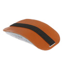 Orange PU Leather Mouse Pouch Case Mice Case Storage Bag for Magic Mouse FT