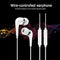 Hi-Fi Wired Earphones Earbuds Line Control 3.5mm In-Ear Headphones with Mic #SFD