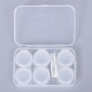3 Pairs Contact Lens Case Myopia Glasses Mate Box Cosmetic Contact Storage B Hn