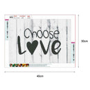 5D DIY Full Drill Diamond Painting Cross Stitch Embroidery Craft (Love01)