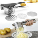 Stainless Steel Potato Ricer Masher Fruit Juicer Masher Strainer Garlic  CRA Kw