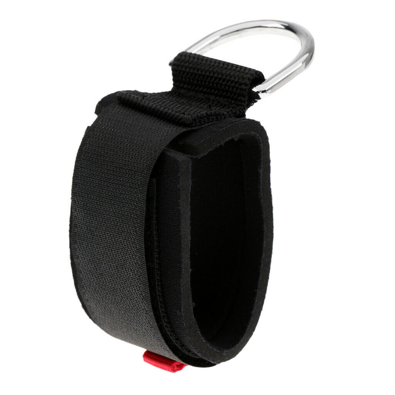 Set of 2 Padded Diving Wrist Strap Dive Lanyard Band D-Ring Accessories