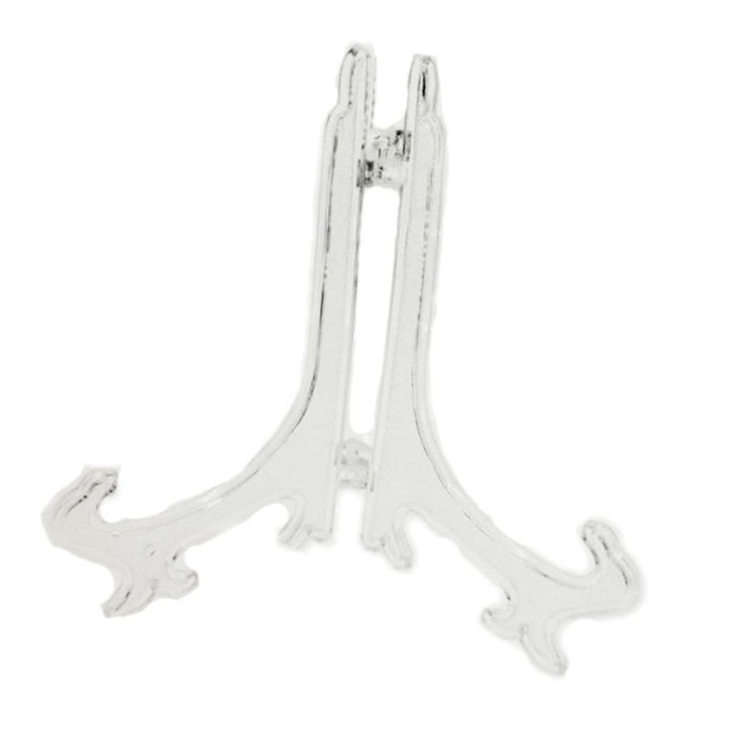 5x Plastic Folding Display Easel Stand Dish Plate Teacake Photo Holder 10cm