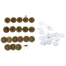 10X Furniture Close Bronze Metal Magnetic Buckle New 14mm A5E4