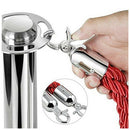Quality 1.5m long Twisted Queue Barrier Rope Red for Posts Stands E5C7