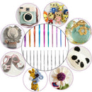 Crochet Hooks Set Knitting Needle Kit For Beginners Adults Portable w/ Organizer