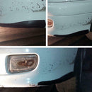 2 Pcs Carbon Style Bumper Lip Corner Side Scrach Protector Strip Guard vcd