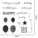 Silence Seal Balloon Blessing Paper DIY Scrapbooking Card Decor (02 Seal) A