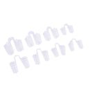 8 Pcs/Box Anti Snore Apnea Slicone Nose Clip Anti-snoring Breathe Aid Stop Sn BX