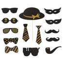36pcs 30 Years Old Happy Birthday Party Photo Booth Props Party Decor Selfie