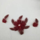 50 pcs Feather of cock Applique Sewing Decor Garment Hat DIY Jewelry 5-10 c A1B9