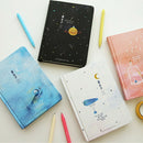 Creative trend Color Pages A5 Notebook Little Blue House Diary Book Hardcov A9E7