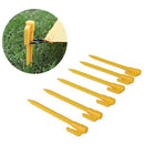 10Pcs Camping Tools Plastic Tent Pegs Nails Sand Ground Stakes Outdoor Camp M9C8