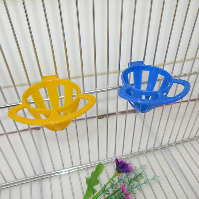 1Pc Pet Bird Eggs Nest Pan Parrot Nest Box Plastic Bird Cage Decoration ME