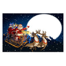 Christmas Tree Snowy Sky Wall Art Hanging Tapestry Dorm Bedspread Decor B