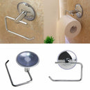 Stainless Steel Toilet Roll Tissue Paper Holder +Suction Cup Bathroom Tool