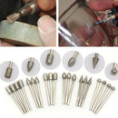 20pcs/Bag Shank Diamond Grinding Burr Drill Bits Sets for Dremel Tool Rotary