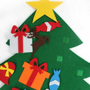 Felt Christmas Tree Ornaments Advent Calendar Set DIY Xmas Countdown Decora Z1Z6