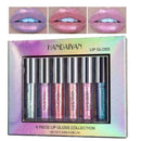 6x HANDAIYAN Glitter Matte Lipstick Waterproof Lip Fashion Gloss Hot Sexy L Favo