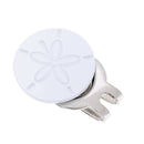 Flower Magnetic Cap Hat Visor Clip Golf Ball Marker Golf Gift Accessories