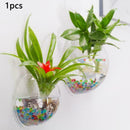 Wall Mounted Fish Tank Bubble Hanging Terrarium New Betta Aquari Goldf O3C8