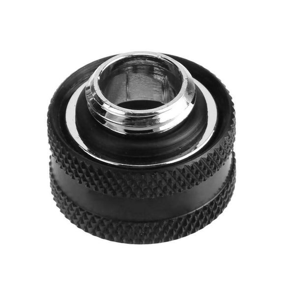 G1/4 Thread Rigid Tube 14mm Hard Tube Extender for PC Water Cooling(Black)
