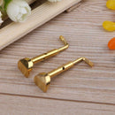 2pcs Violin Adjustable Plating Copper Chinrest Clamps Screws Accessories A