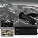 3-in-1 Car Digital Clock With Temperature Thermometer & Voltage Meter Voltmeter