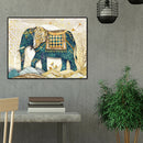 5D DIY Full Round Drill Diamond Painting Ethnic Elephant Animal Picture Kit A