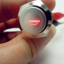 Car Boat LED Light Waterproof-Momentary Horn Metal Push Button Switch 12V 16mm
