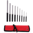 9-Piece Set-Up Punch Round Punch Pieces Roll Pin Punch Set Tool Bolt Catch