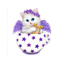 2 Sets Cats 5D Diamond Painting Embroidery Cross Crafts Stitch Kit Decor Art