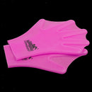 2 Pairs Silicone Force Web Gloves Swimming Hand Aqua Training for Children