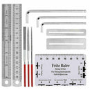 Guitar Repair Tool Pliers Ruler Wrench Pins Kit Guitar Care Tool Maintenanc Z3A0