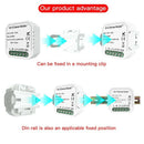 2 Gang DIY WiFi Smart 2 Way Light LED Dimmer Module Switch Smart Life/Tuya  C6K1