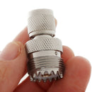 1Pc Mini UHF Male plug to UHF SO-239 Female straight RF Connector AdapterS Gw