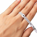 Ring Sizer USA Official American Finger Measure Gauge For Men and Women