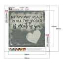 5D DIY Full Drill Diamond Painting Letter Embroidery Mosaic Kit (JH051)