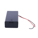 3.7V 2x 18650 Battery Holder Connector Storage Case Box ON/OFF Switch With