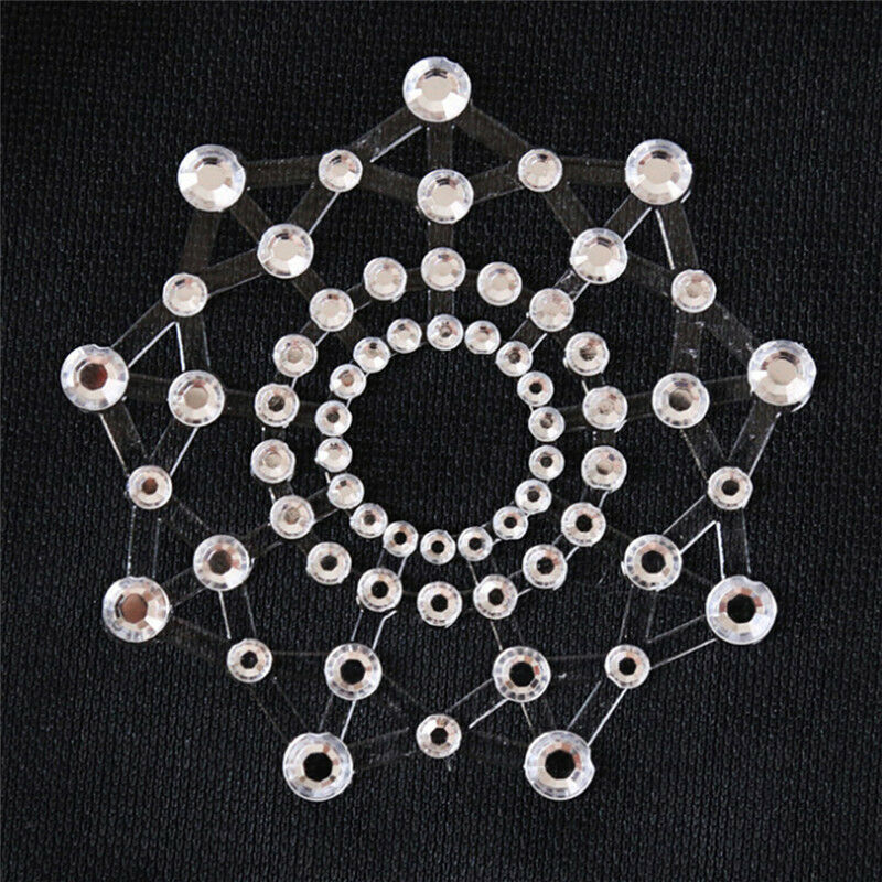 1 Pair Sexy Self Adhesive Nipple Cover Temptation Transparent Bra Accessories  Z